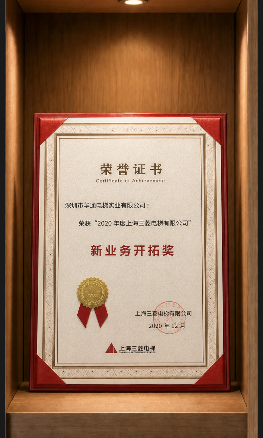 2020新业务开拓奖证书